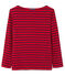 Camiseta unisex a rayas rojo MARS/azul SMOKING