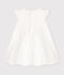 Vestido sin mangas de bebé de popelina blanco ECUME