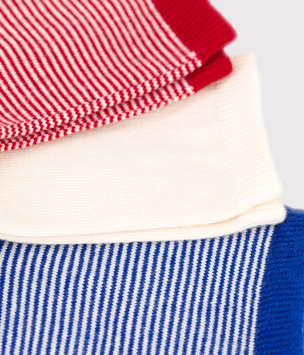 Juego de 3 pares de calcetines para ni&ntilde;a multicolor