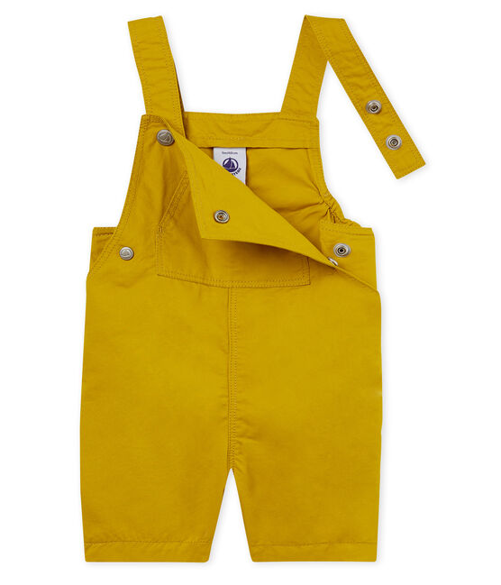 Peto corto de sarga para bebé niño verde BAMBOO