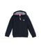 Sudadera polar con cremallera azul ABYSSE