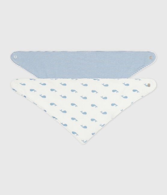 Juego de bandanas de algodón con estampado para bebé variante 1