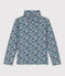Prenda de cuello de cisne con estampado de flores de algodón de niña ROVER/ MULTICO