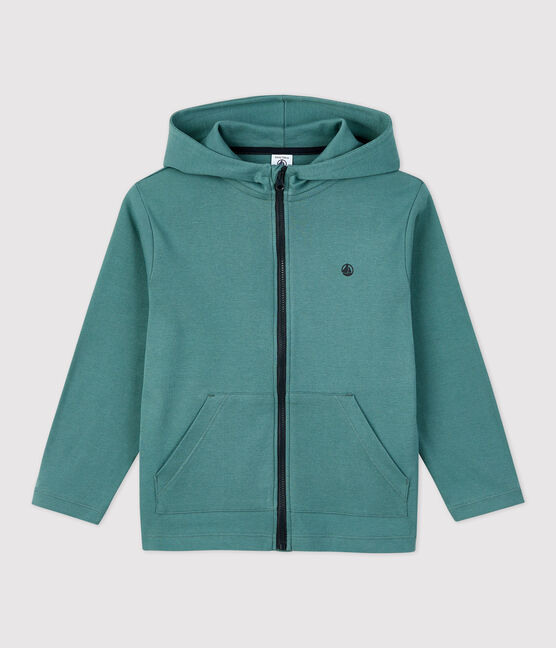 Sudadera con capucha para niño/niña verde BRUT