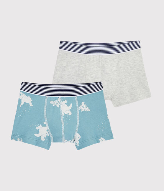 Lote de 2 bóxeres con estampado de yeti para niño pequeño variante 1