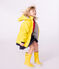 Impermeable emblemático para niña/niño amarillo JAUNE