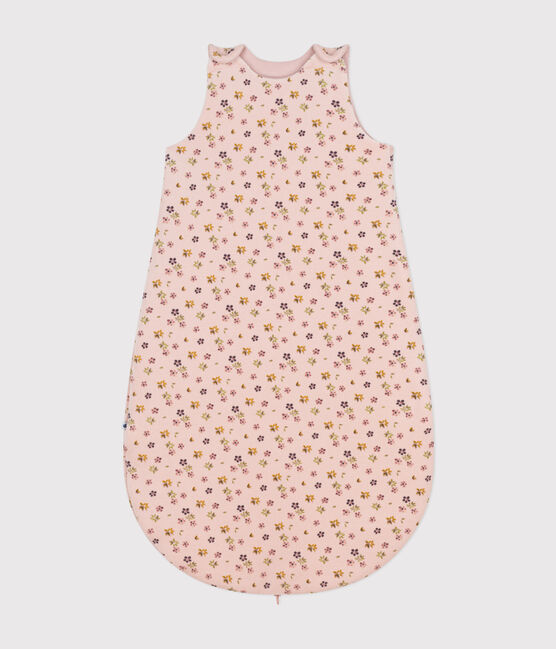 Saco de terciopelo para bebé TOG 3 rosa SALINE/blanco MULTICO