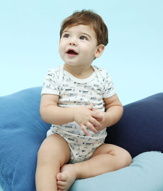 Tres bodis manga corta para bebé niño variante 1