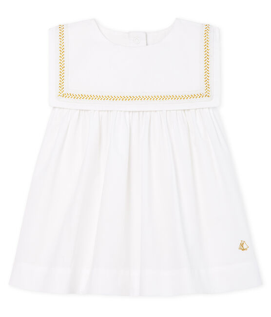 Vestido de ceremonia para bebé niña blanco ECUME