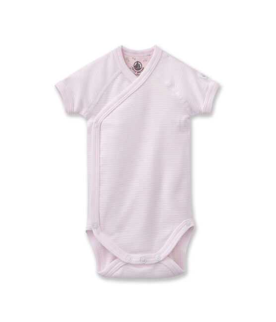 Unisex newborn baby milleraies bodysuit rosa VIENNE/blanco ECUME