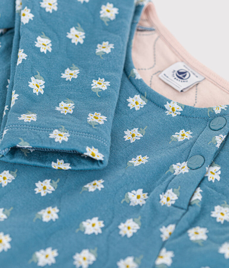 Vestido con flores de manga larga de t&uacute;bico de ni&ntilde;a POLOCHON/ MULTICO