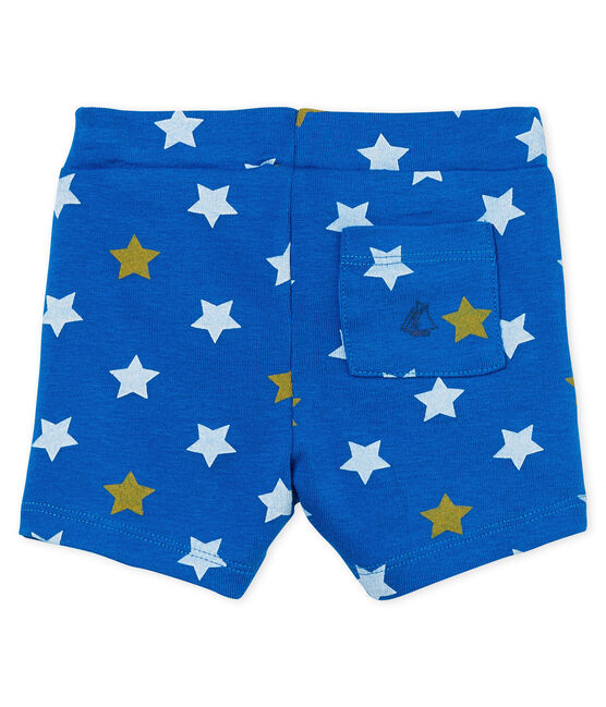 Shorts estampados para bebé niño azul RIYADH/blanco MULTICO