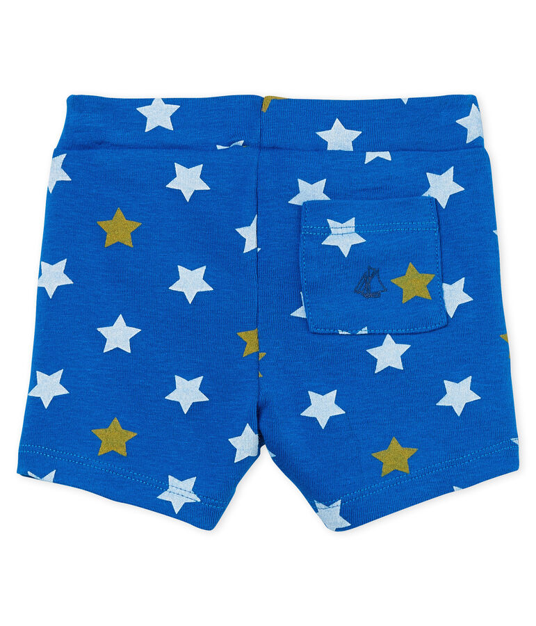 Shorts estampados para beb&eacute; ni&ntilde;o azul RIYADH/blanco MULTICO
