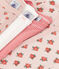 Lote de 1 pijama y 3 bodis de flores para bebé variante 1