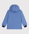 Chubasquero ic&oacute;nico liso infantil azul