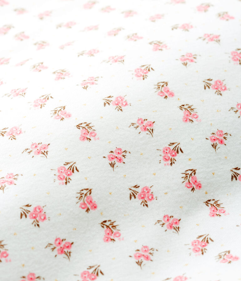 Saco de terciopelo para beb&eacute; blanco/multicolor