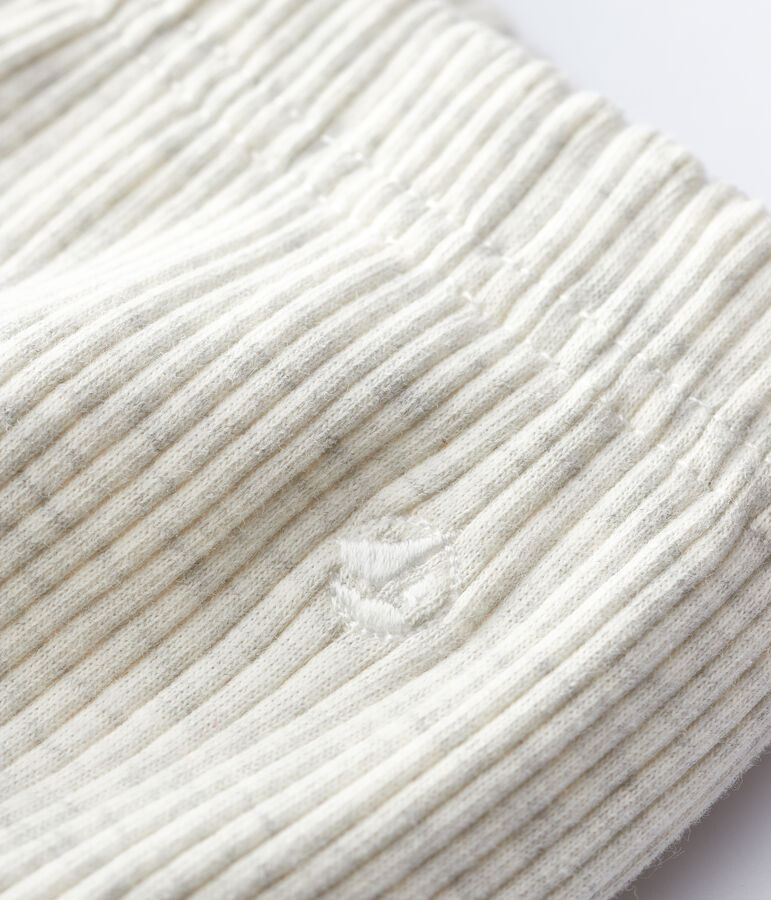 Pantal&oacute;n de estilo sarag&uuml;elles de algod&oacute;n de beb&eacute;. beige