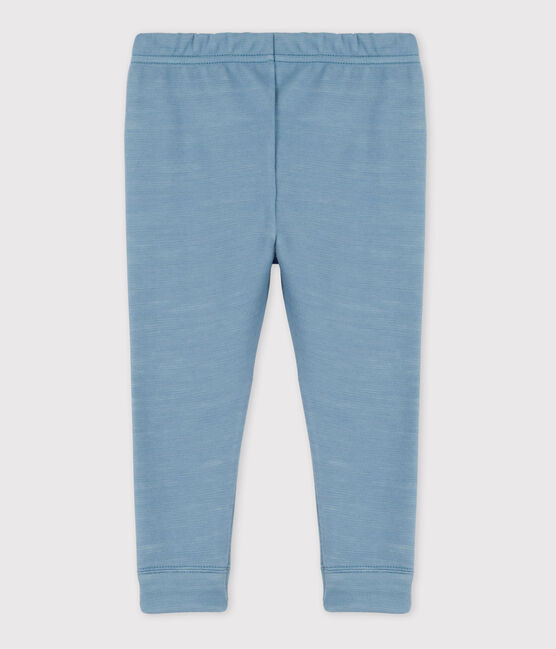 Leggings de punto de lana y algodón para bebé azul ROVER