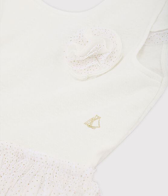 Vestido de ceremonia de niña blanco MARSHMALLOW