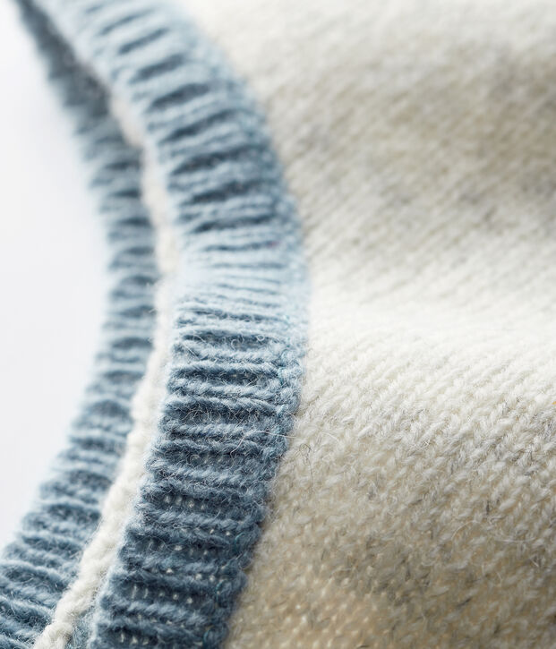 Gorro gris mezclilla de punto para beb&eacute; ni&ntilde;o BELUGA CHINE