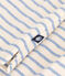 Camiseta Boxy de túbico para mujer blanco AVALANCHE/ SKY CHINE