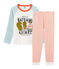 Pijama de punto para niño blanco MARSHMALLOW/blanco MULTICO