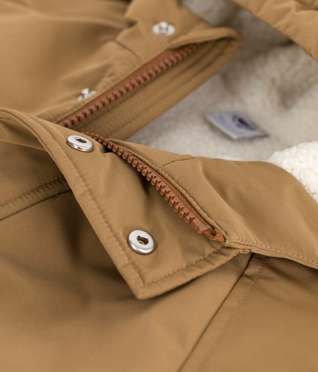 Parka infantil midi lisa marron