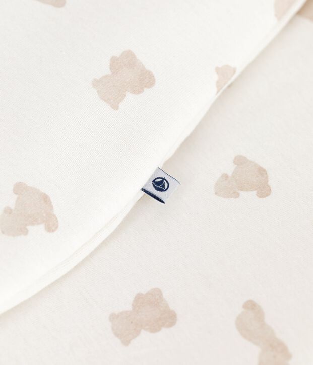 Saco para beb&eacute; de algod&oacute;n con estampado de osos TOG 2 blanco/BRUN