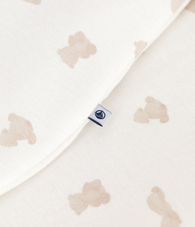 Saco para beb&eacute; de algod&oacute;n con estampado de osos TOG 2 blanco/BRUN