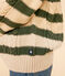 Jersey de punto irlandés de algodón a rayas para niño AVALANCHE/ CROCO