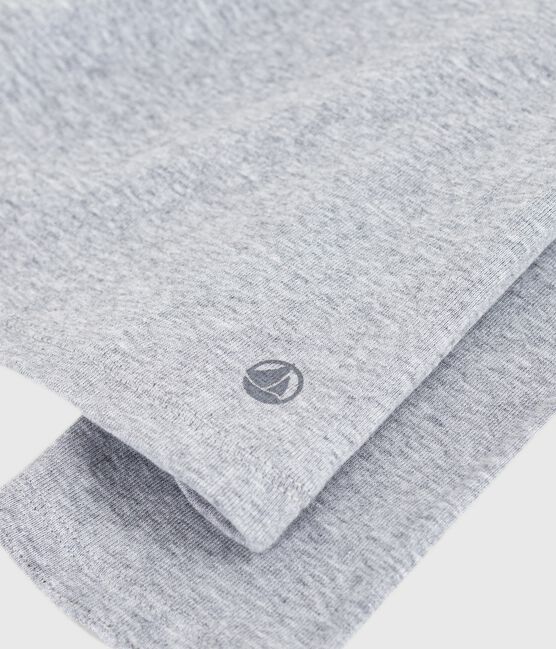 Camiseta Icónica «cocotte» de manga larga de algodón para mujer gris FUMEE CHINE