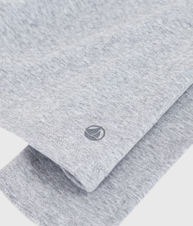 Camiseta Ic&oacute;nica cocotte de manga larga de algod&oacute;n para mujer gris