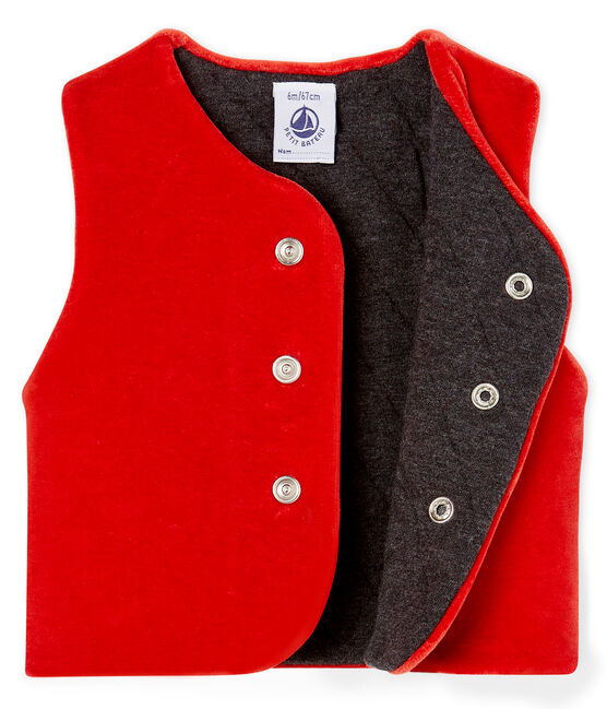 Chaleco para bebé niño rojo TERKUIT