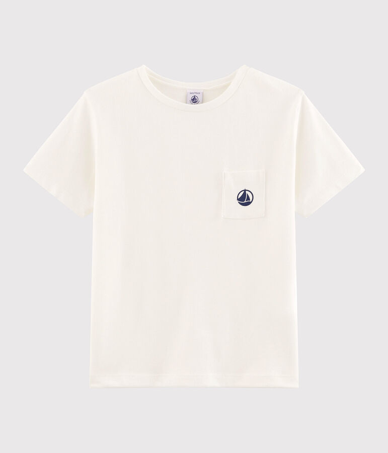 Camiseta de ni&ntilde;o blanco MARSHMALLOW