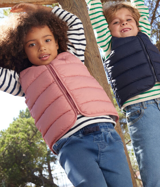 Chaqueta acolchada infantil sin mangas rosa ROSEWOOD