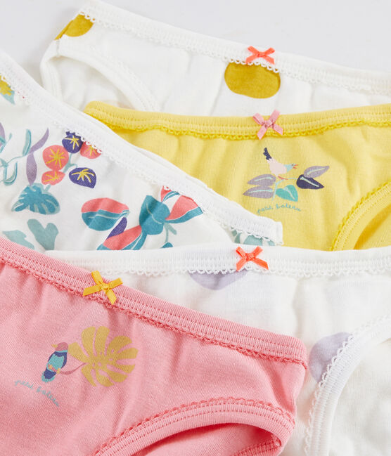 Juego de 5 braguitas con estampado de jungla para niña variante 1
