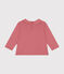 Blusa de algodón con cuello para bebé rosa ROSEWOOD
