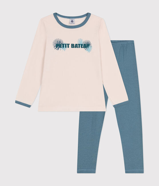 Pijama de manga larga de niña de algodón PANACOTTA/ ROVER