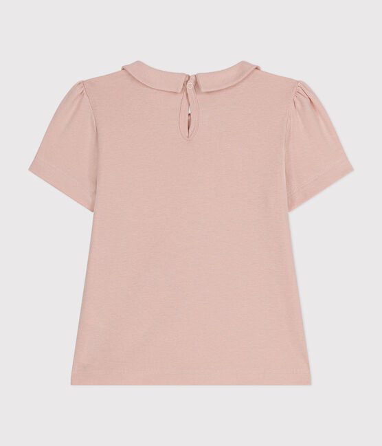 Camiseta de manga corta para niña rosa SALINE
