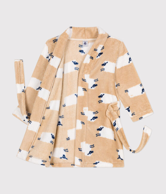 Bata polar infantil estampada TRENCH/ MULTICO