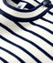 Jersey marinero de algodón de mujer blanco MARSHMALLOW/azul SMOKING