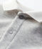 Bodi de manga corta con cuello de polo de algodón ecológico de bebé gris BELUGA CHINE