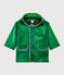 Chubasquero transparente para bebé unisex verde PRADO