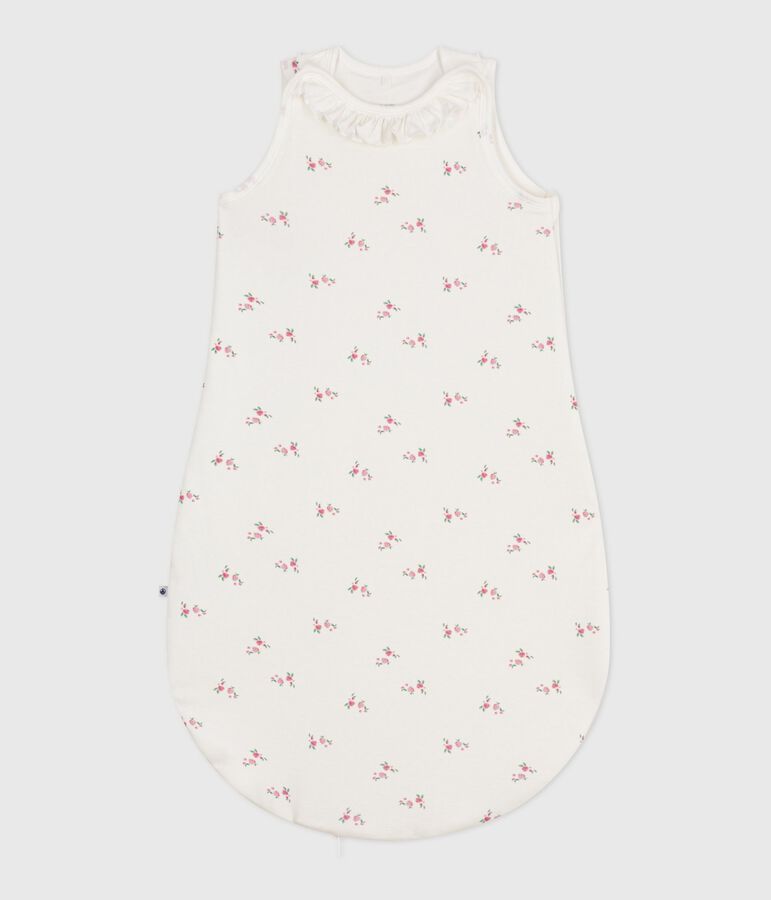 Saco para beb&eacute; de algod&oacute;n con estampado de flores TOG 1,5 blanco/multicolor