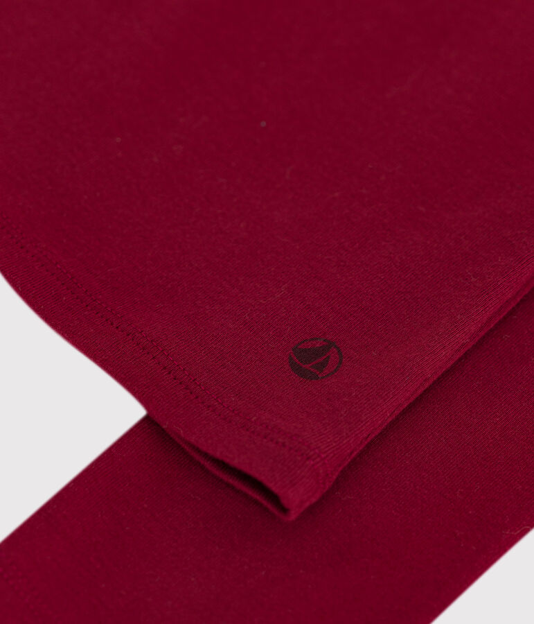 Camiseta Ic&oacute;nica de manga larga de algod&oacute;n para mujer rojo