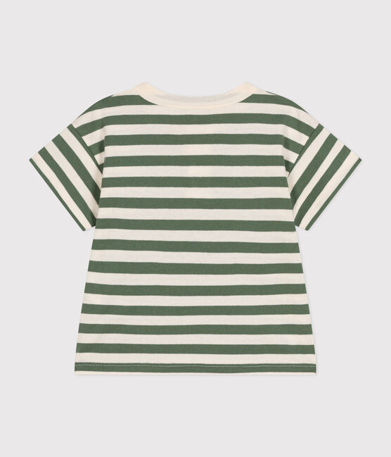 Camiseta de manga corta de punto para bebé verde CROCO/ AVALANCHE