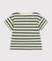 Camiseta de manga corta de punto para bebé verde CROCO/ AVALANCHE