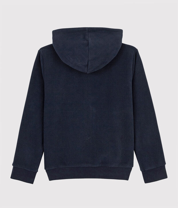 Polar con capucha de ni&ntilde;a/ni&ntilde;o azul