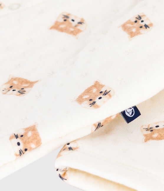 Mono de algodón con estampado de pandas rojos para bebé MILK/ MULTICO