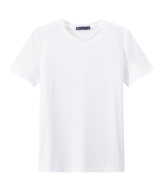 Camiseta INDISPENSABLE en jersey ligero para mujer blanco ECUME